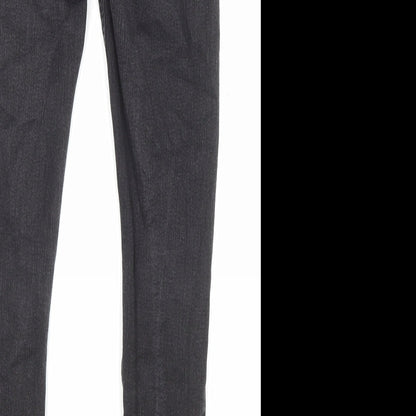 ASOS Mens Black Cotton Skinny Jeans Size 30 in L32 in Regular Zip - Pockets