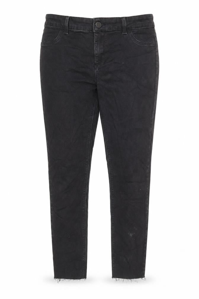 Womens UK Size 14 Oasis Regular Fit Straight Black Jeans