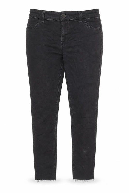 Womens UK Size 14 Oasis Regular Fit Straight Black Jeans