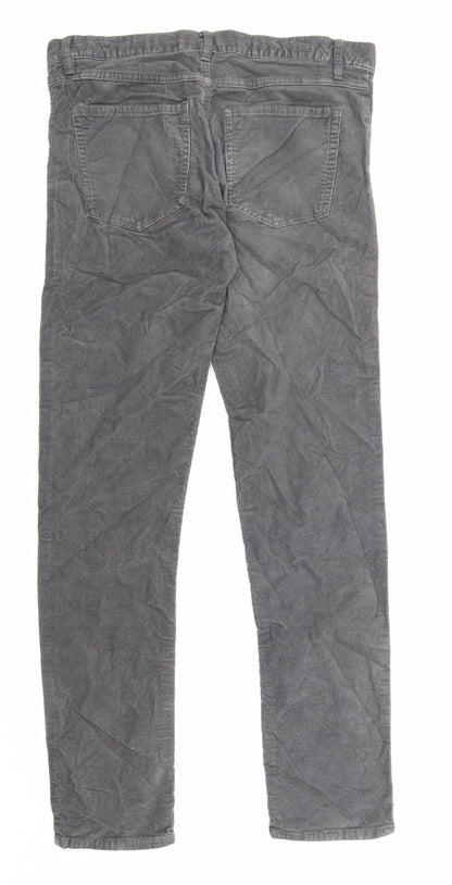 Womens UK Size 32 in H&M Regular Fit  Grey Trousers