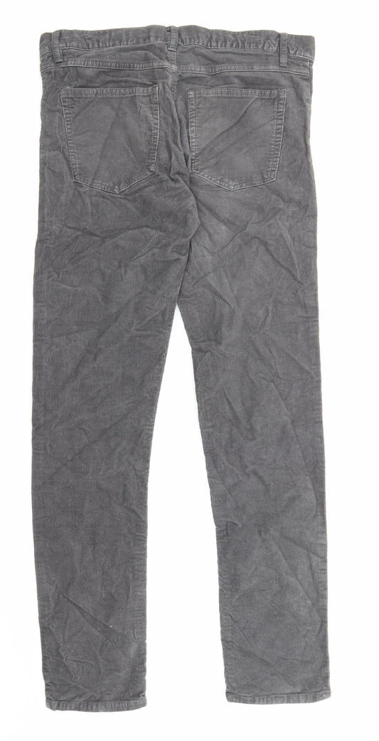 Womens UK Size 32 in H&M Regular Fit  Grey Trousers