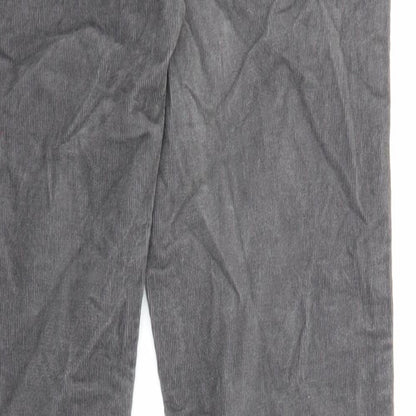Womens UK Size 32 in H&M Regular Fit  Grey Trousers