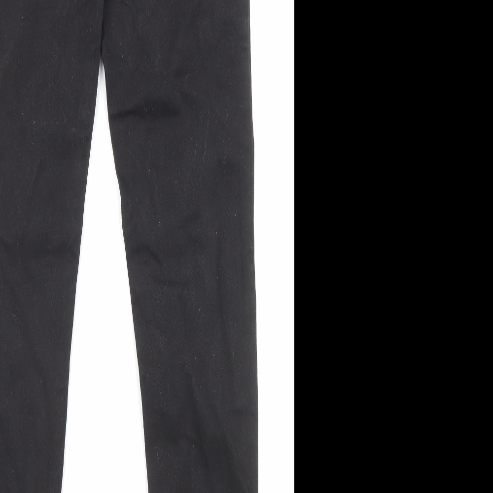 Denim Mens Black Cotton Skinny Jeans Size 30 in L32 in Regular Zip - Pockets