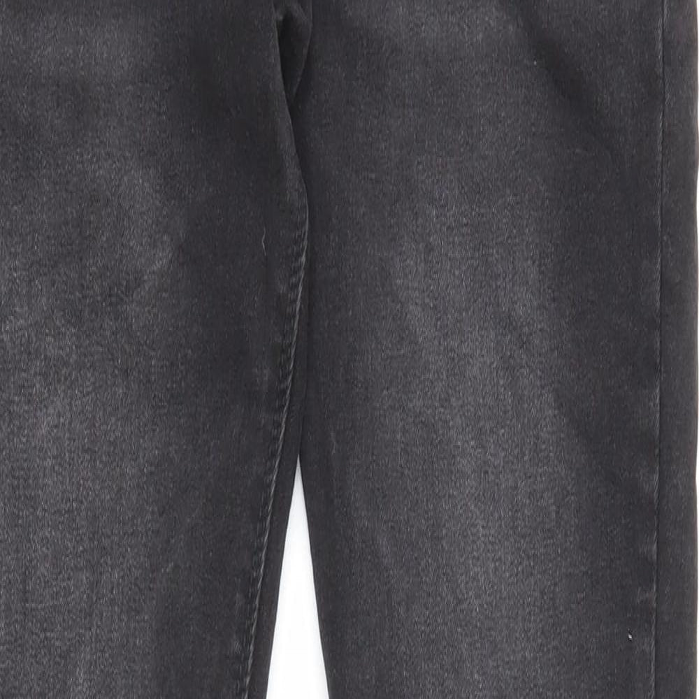 Denim & Co. Mens Black Polyester Skinny Jeans Size 30 in L32 in Regular Zip - Pockets