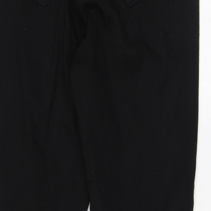 Denim & Co. Womens Black Cotton Jegging Jeans Size 14 L27 in Regular