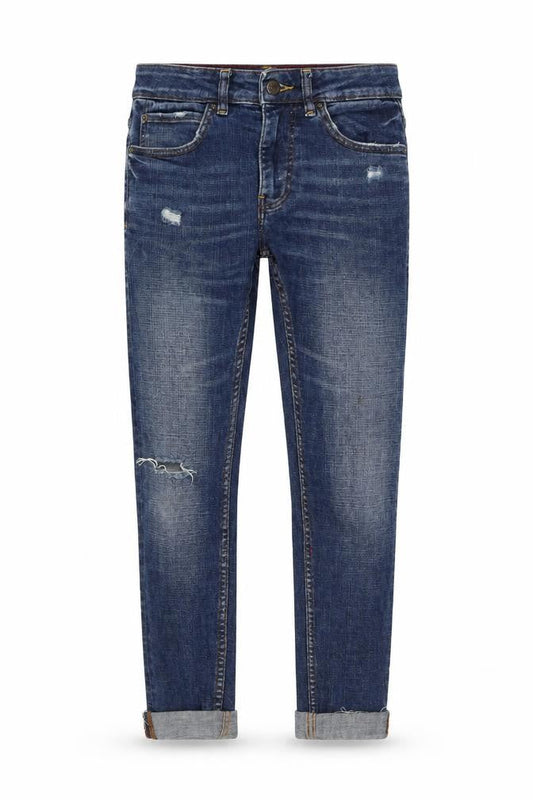Womens UK Size 6 Bershka Regular Fit Skinny Blue Jeans