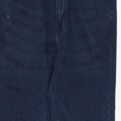 Outfitters Womens Blue Cotton Skinny Jeans Size 30 in L27 in Regular Zip