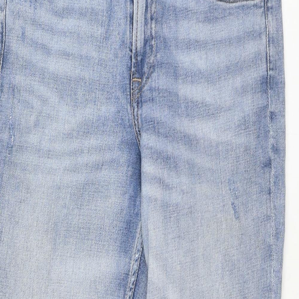 Womens UK Size 10 H&M Regular Fit Straight Blue Jeans