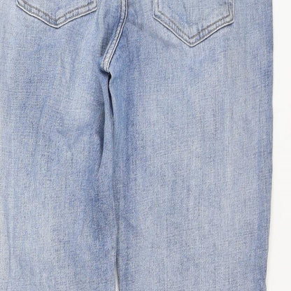 Womens UK Size 10 H&M Regular Fit Straight Blue Jeans