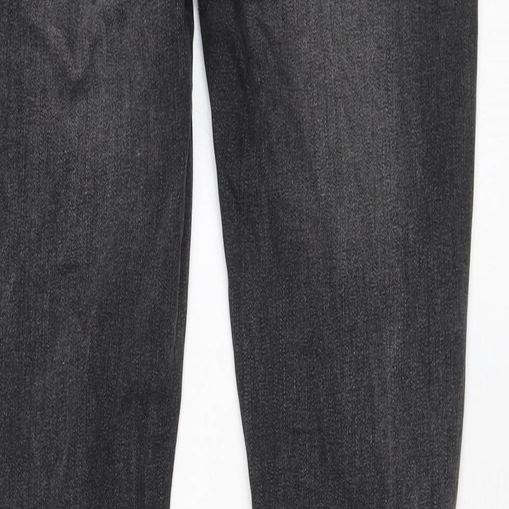 Mens UK Size 28 in River Island Regular Fit Skinny Grey Jeans