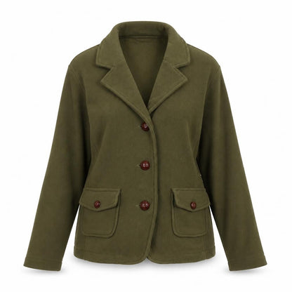 Avitano Womens Green Jacket Size S Button