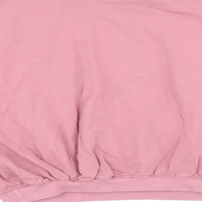 URBAN BLISS Womens Pink Cotton Pullover Sweatshirt Size 10 Pullover