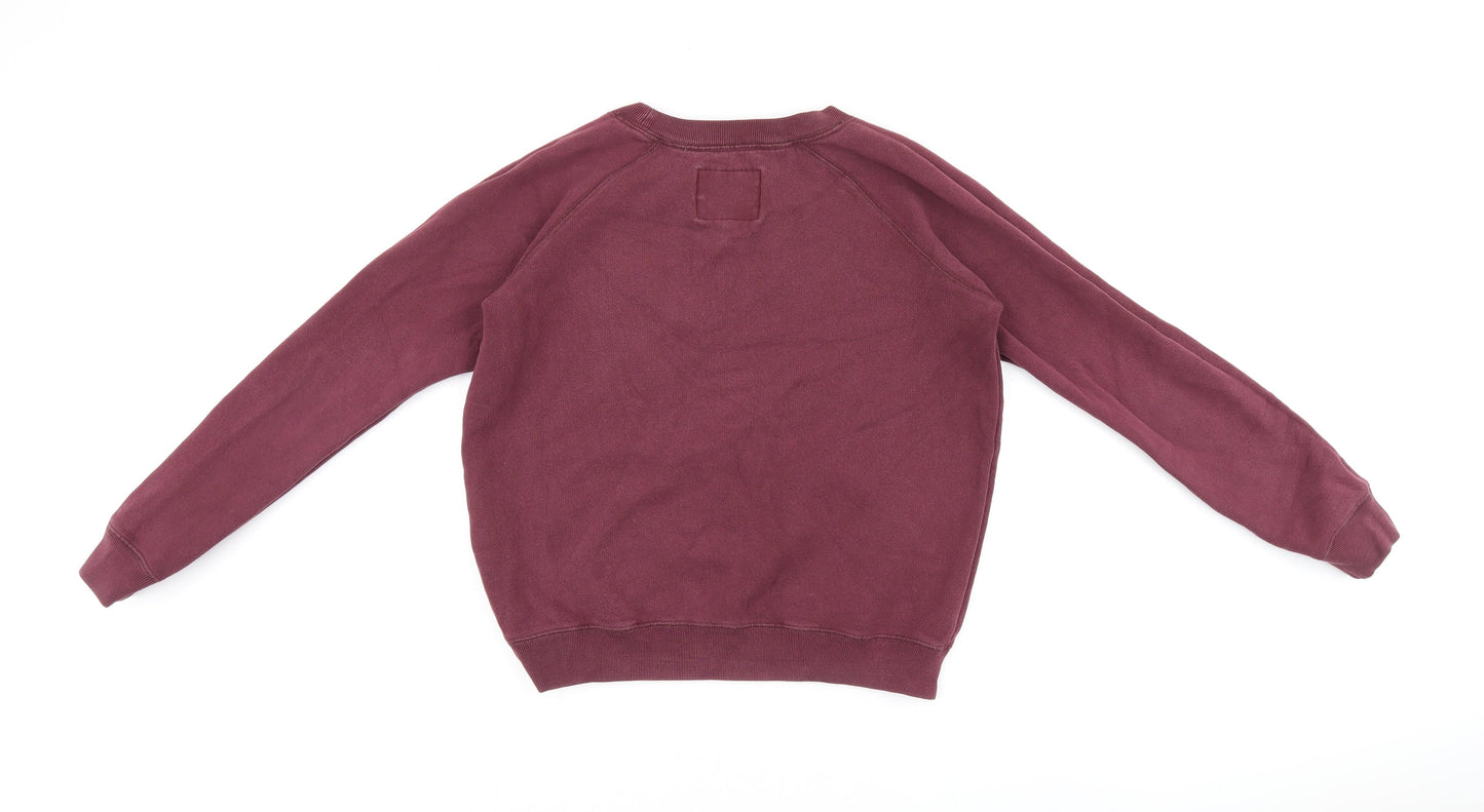 Womens UK Size 6 Jack Wills Red Pullover Sweatshirt
