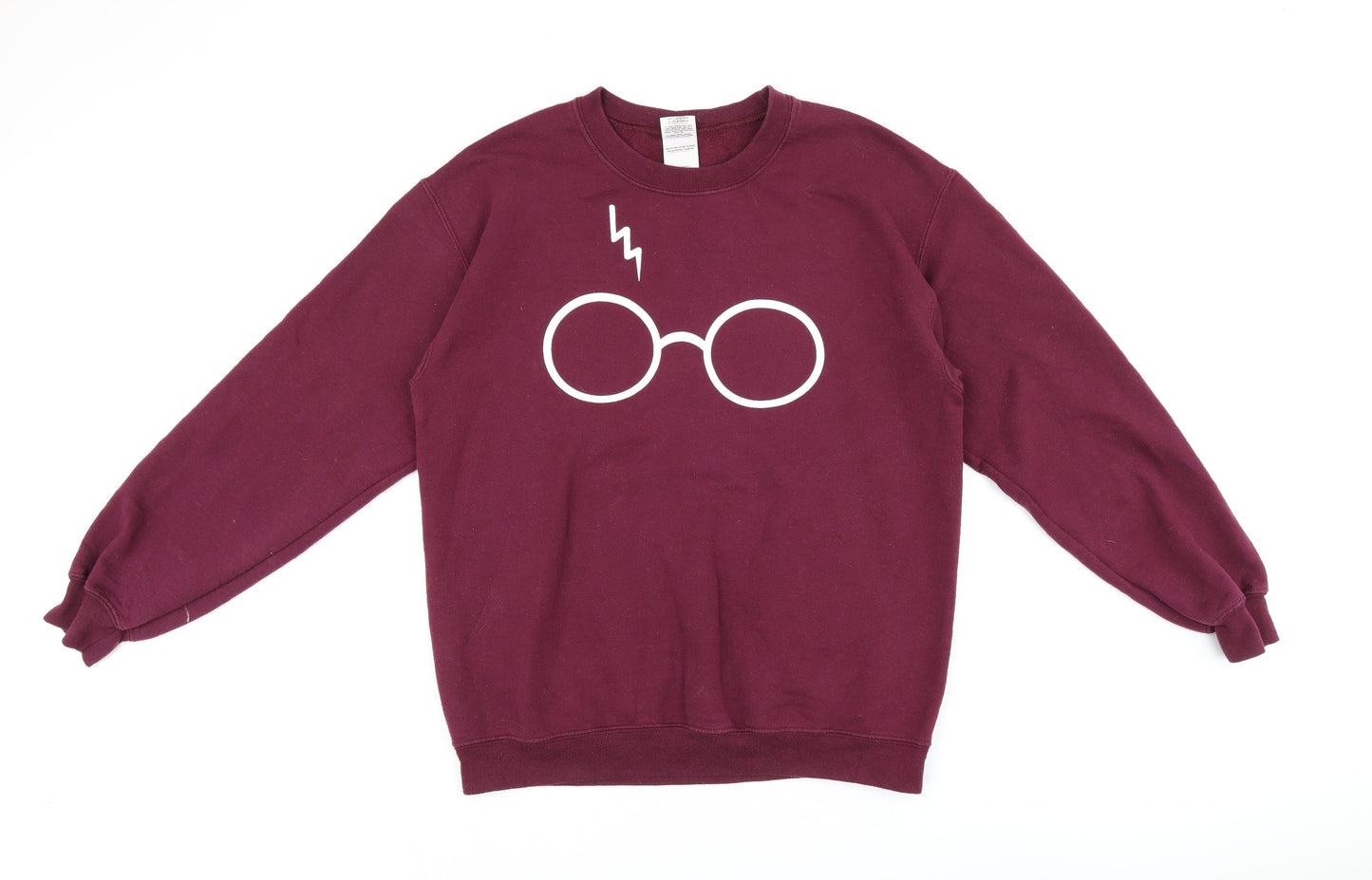 Gildan Womens Red Cotton Pullover Sweatshirt Size M Pullover - Harry Potter