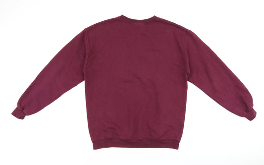 Gildan Womens Red Cotton Pullover Sweatshirt Size M Pullover - Harry Potter