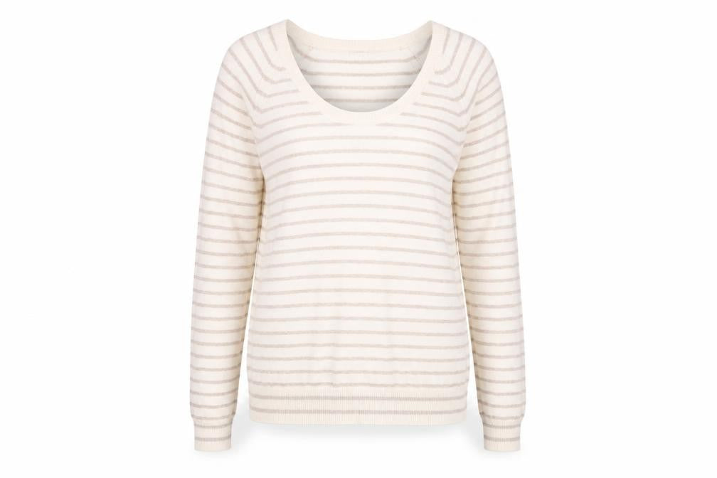 Womens UK Size M Gap Beige Jersey T-Shirt