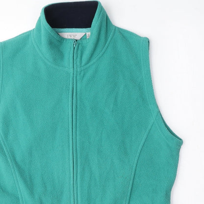 Mens UK Size M EWM Green Gilet
