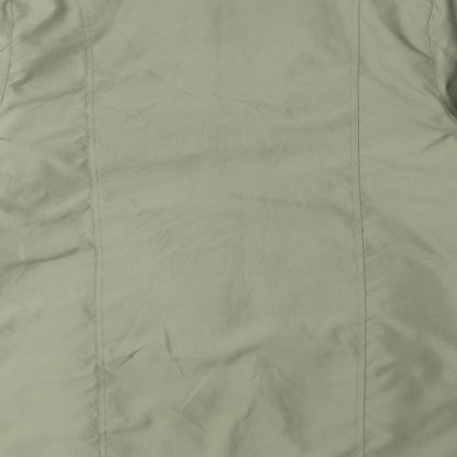Womens UK Size 16 EWM Green Parka Coat
