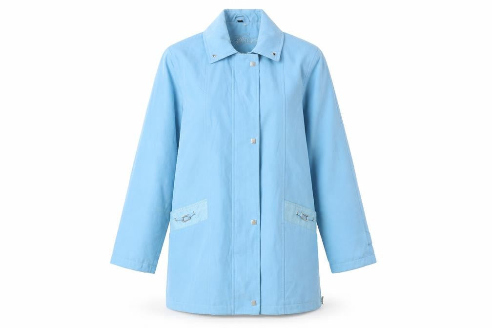 Womens UK Size 12 Finesse Blue Parka Coat