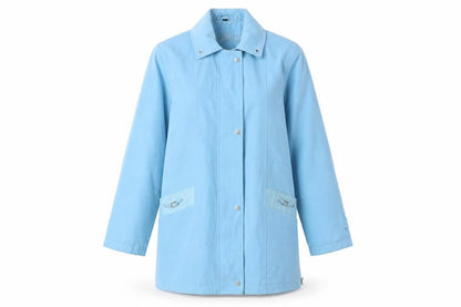 Womens UK Size 12 Finesse Blue Parka Coat