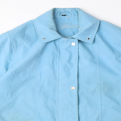 Womens UK Size 12 Finesse Blue Parka Coat