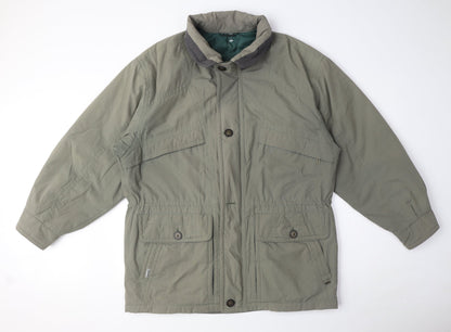 Westbury Womens Green Anorak Coat Size 10 Zip - Inside pockets