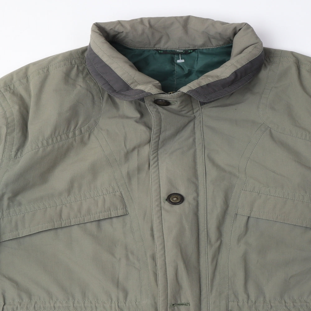 Westbury Womens Green Anorak Coat Size 10 Zip - Inside pockets