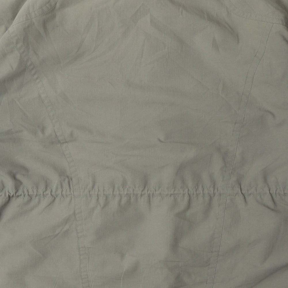 Westbury Womens Green Anorak Coat Size 10 Zip - Inside pockets