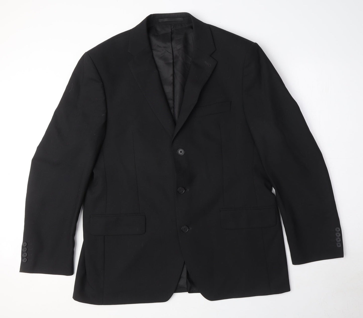 Mens UK Size 44 NEXT Regular Black Suit Jacket