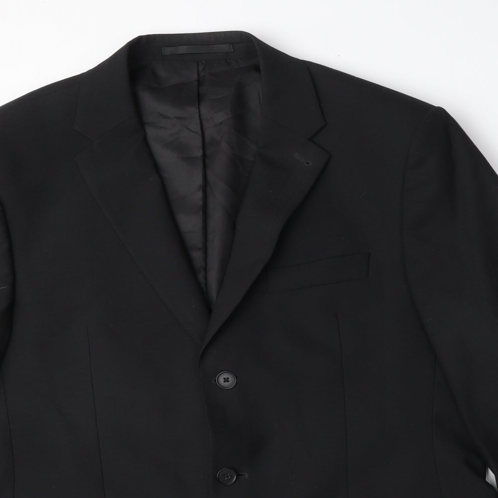 Mens UK Size 44 NEXT Regular Black Suit Jacket