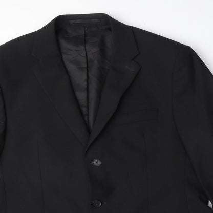 Mens UK Size 44 NEXT Regular Black Suit Jacket