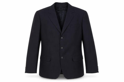 Alexander James Mens Black Polyester Jacket Suit Jacket Size 44 Regular