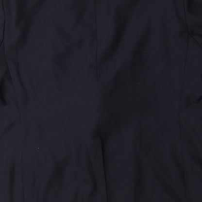 Alexander James Mens Black Polyester Jacket Suit Jacket Size 44 Regular