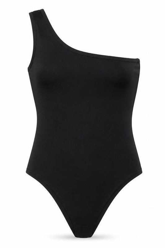 Womens UK Size 8 I SAW IT FIRST One-Piece Black Bodysuit