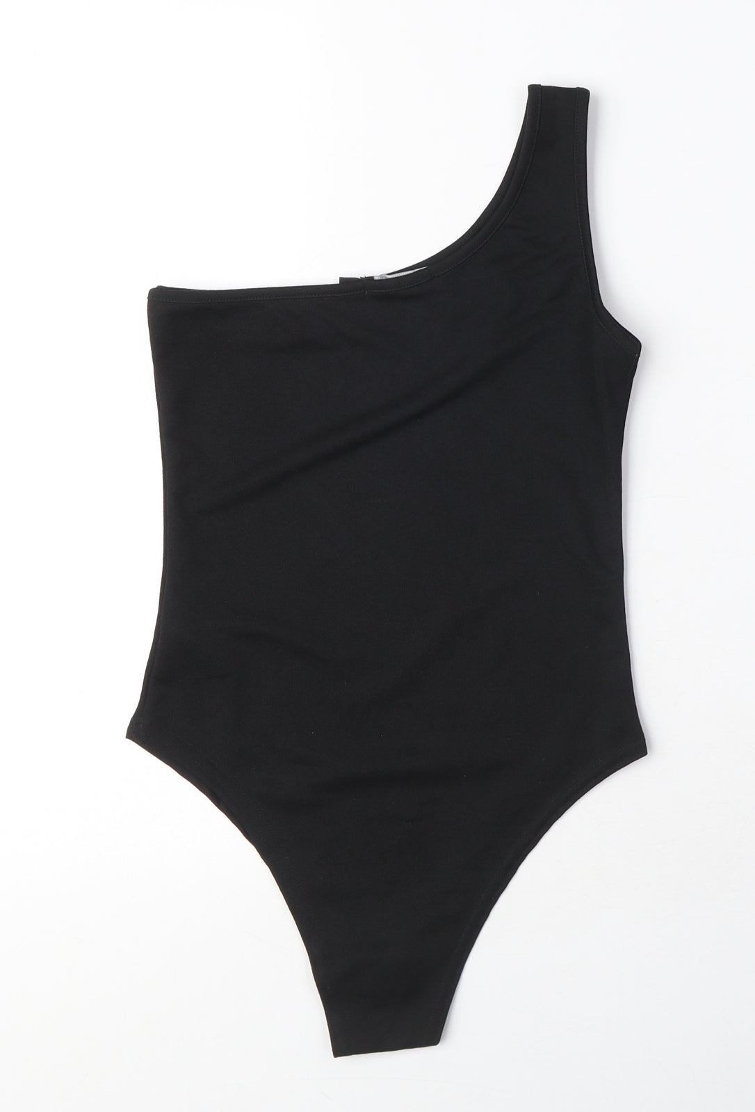 I SAW IT FIRST Womens Black Polyester Bodysuit One-Piece Size 8 Snap