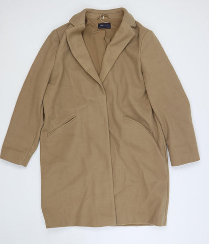 Womens UK Size 18 Marks and Spencer Beige Overcoat