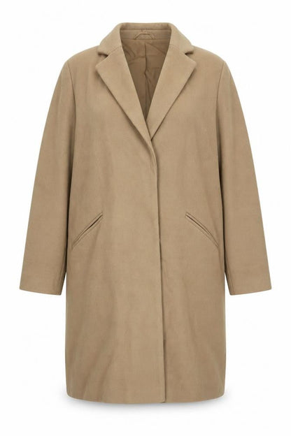 Womens UK Size 18 Marks and Spencer Beige Overcoat
