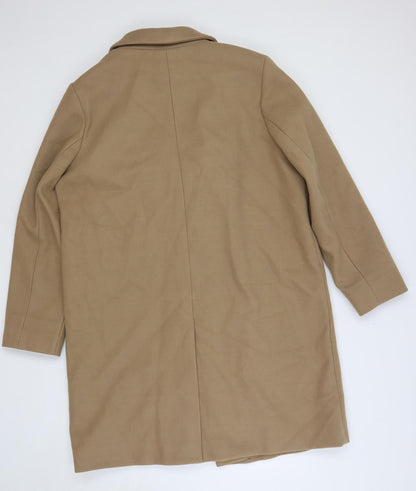Womens UK Size 18 Marks and Spencer Beige Overcoat