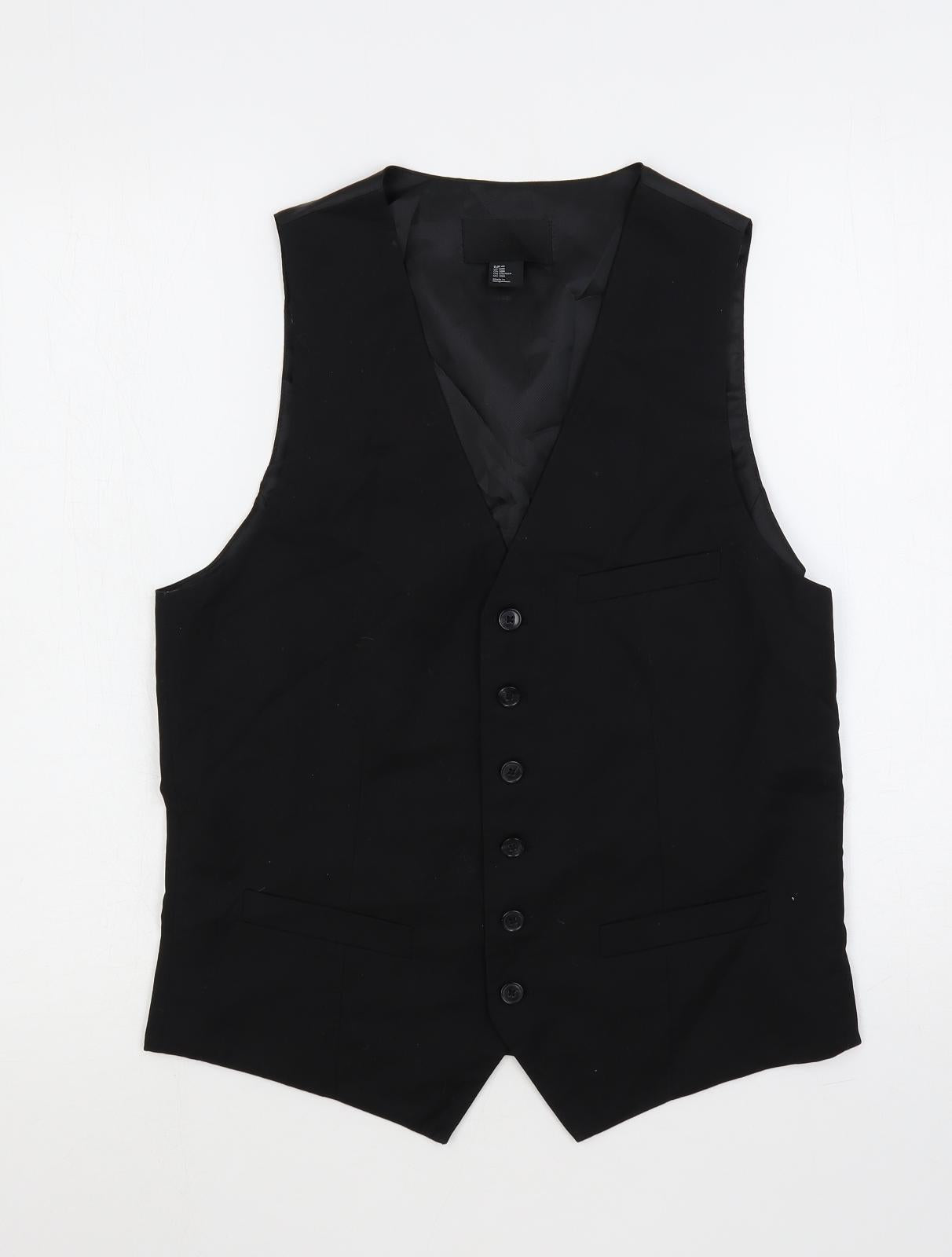 Mens UK Size 38 H&M Regular Black Suit Jacket
