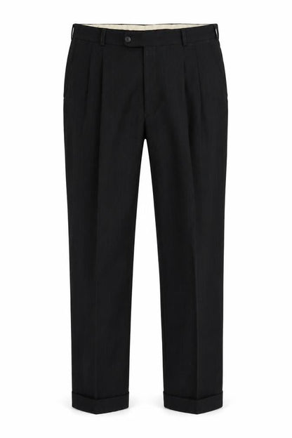 Mens UK Size 34 in Horne Brothers Regular Fit Dress Pants Grey Trousers