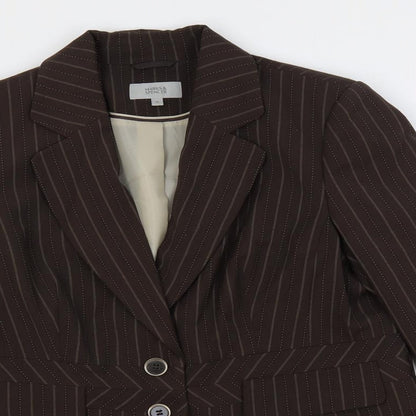 Womens UK Size 16 Marks and Spencer Brown Jacket