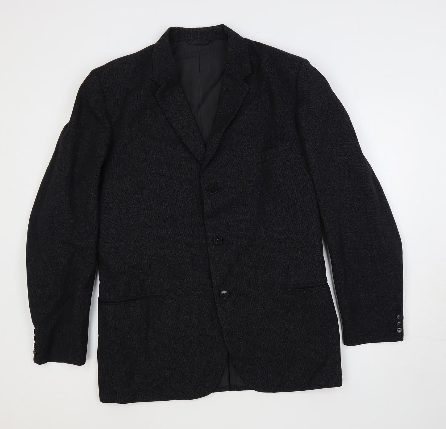 Mens UK Size 40 Burton Regular Black Suit Jacket