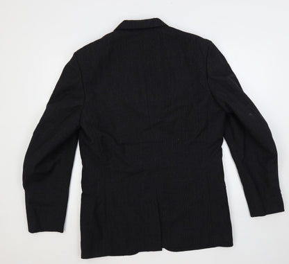 Mens UK Size 40 Burton Regular Black Suit Jacket