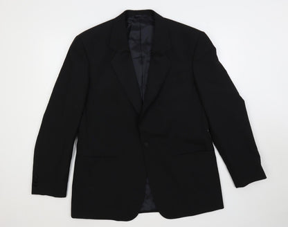 Mens UK Size 42 James Barry Regular Black Suit Tuxedo