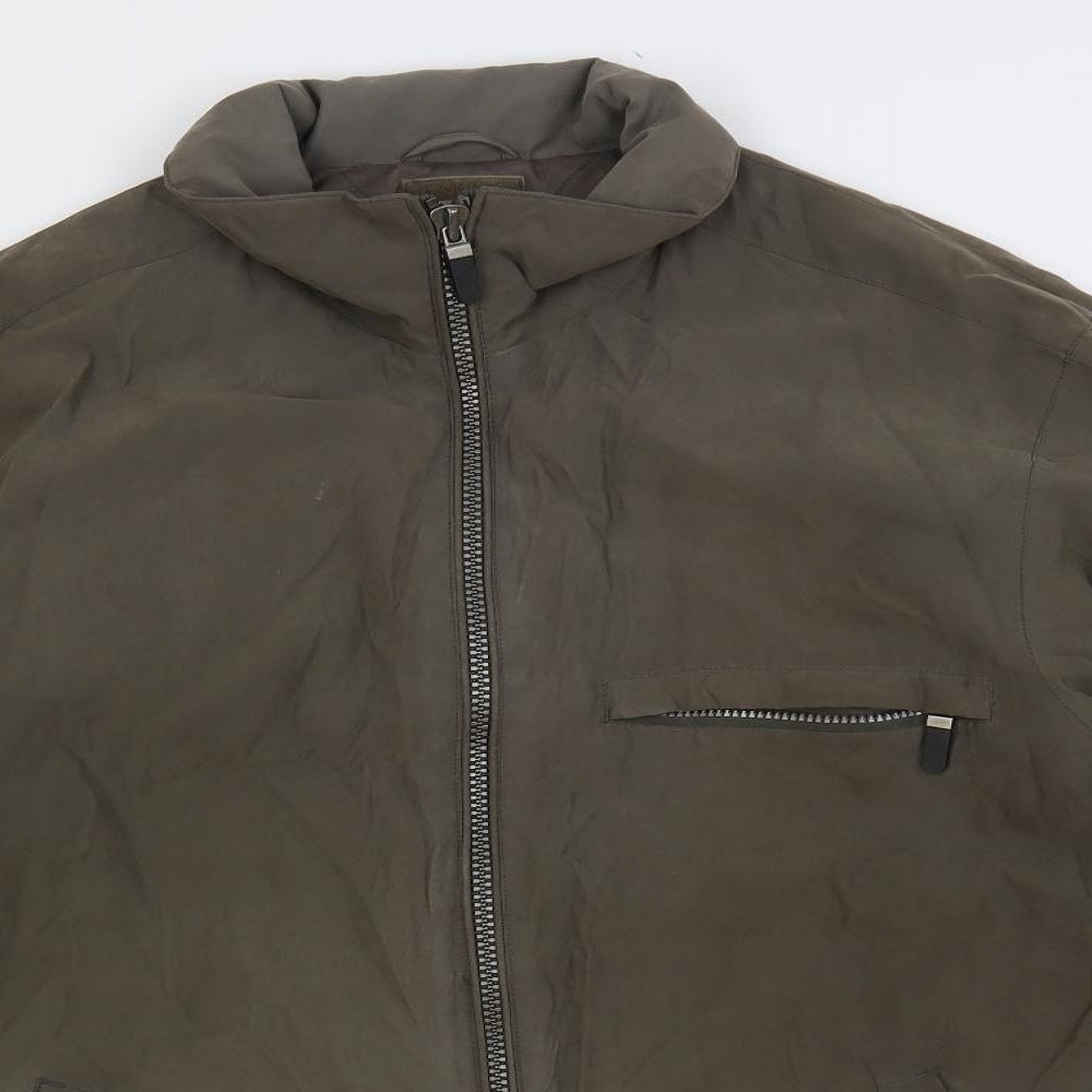 Mens UK Size M Canda Green Jacket