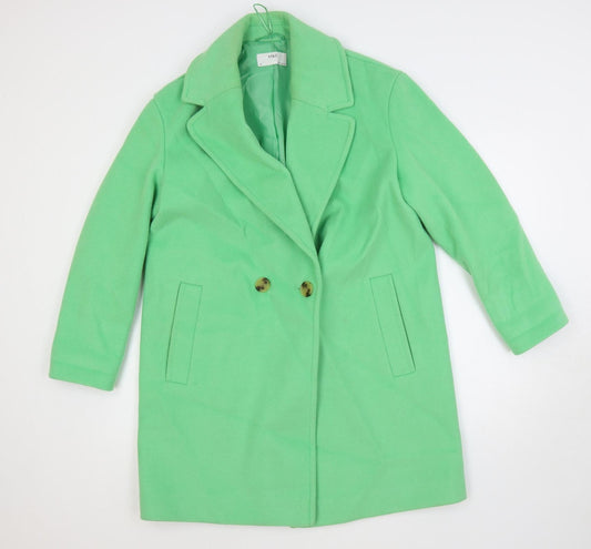 Womens UK Size 12 Marks and Spencer Green Overcoat