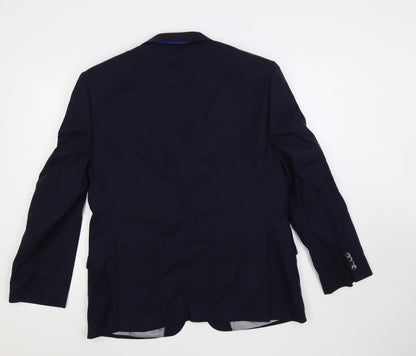Mens UK Size 42 Performance suit Regular Blue Suit Jacket