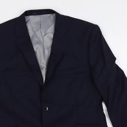 Mens UK Size 42 Performance suit Regular Blue Suit Jacket