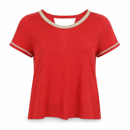 Womens UK Size S Grace & Mila Red Pullover Jumper