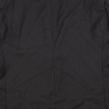 Autograph Mens Grey Striped Wool Jacket Suit Jacket Size 46 Regular